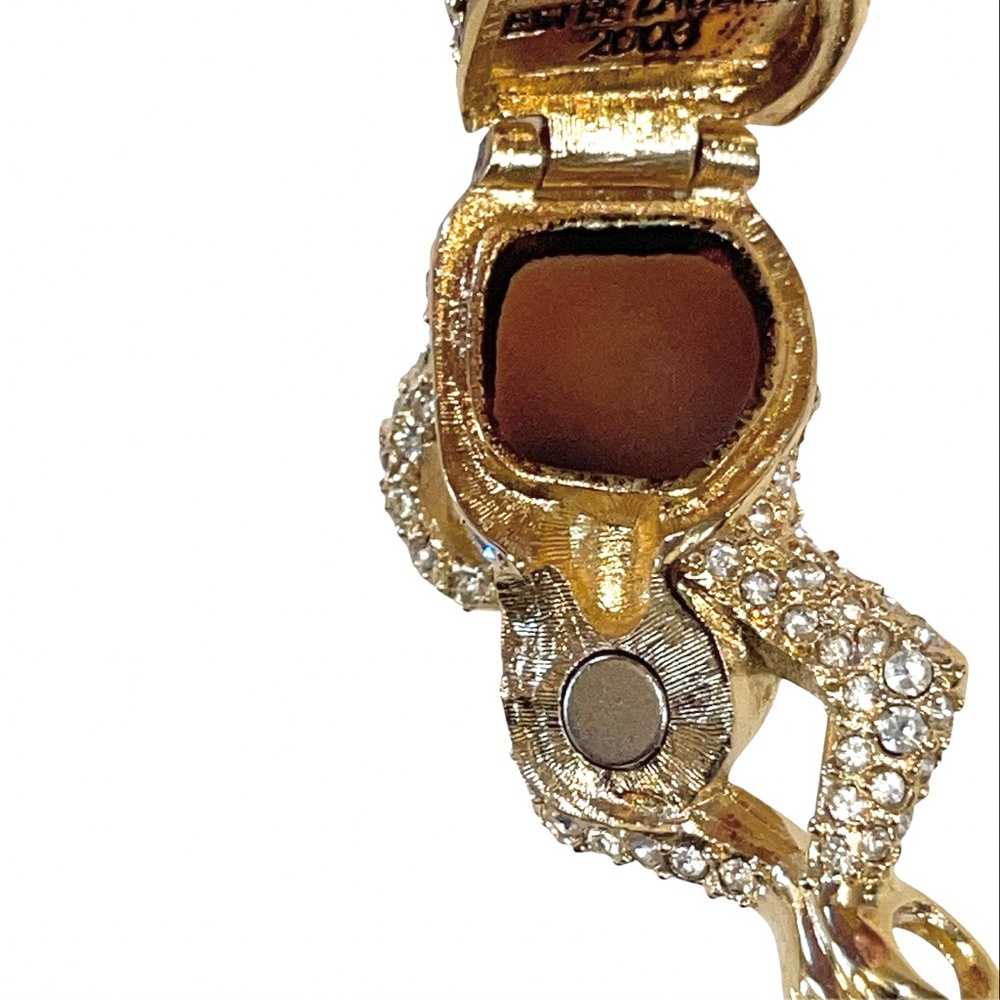 Estee Lauder Solid Compact Necklace Charming Monk… - image 7